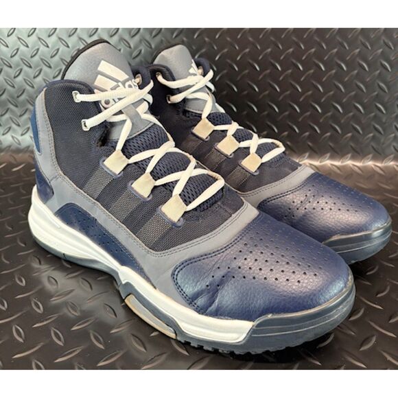 Adidas Adiprene Plus Navy Blue White D69475 Mens High Top sneakers size 12 - Picture 2 of 8